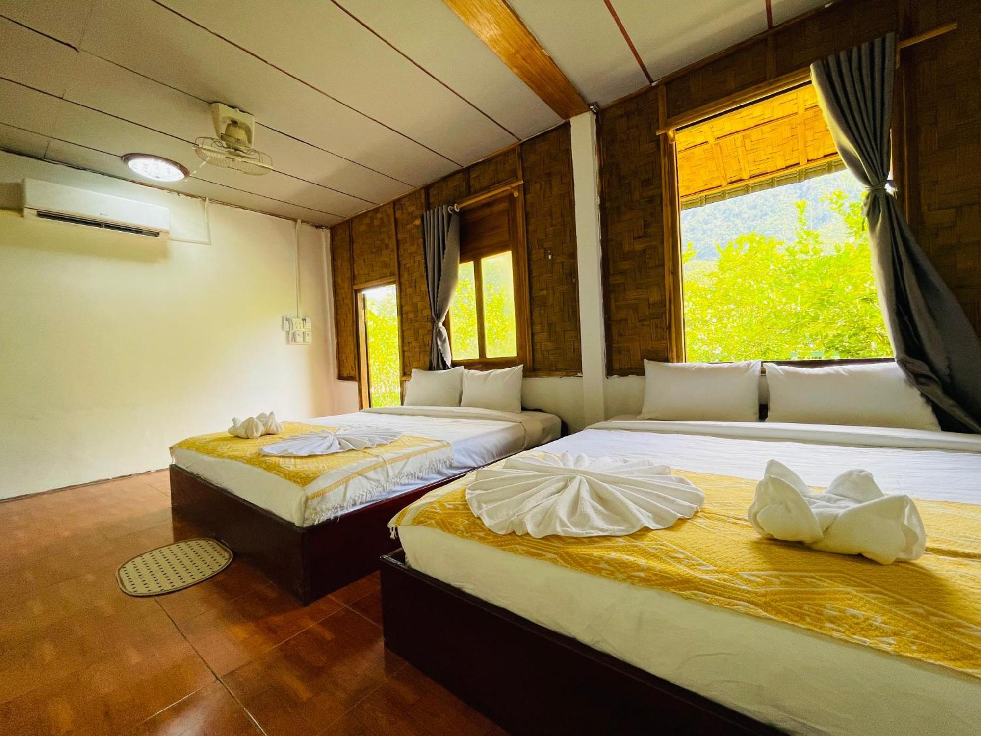 Bed and breakfast Nong Khiaw Ing Ing Mountain View Extérieur photo
